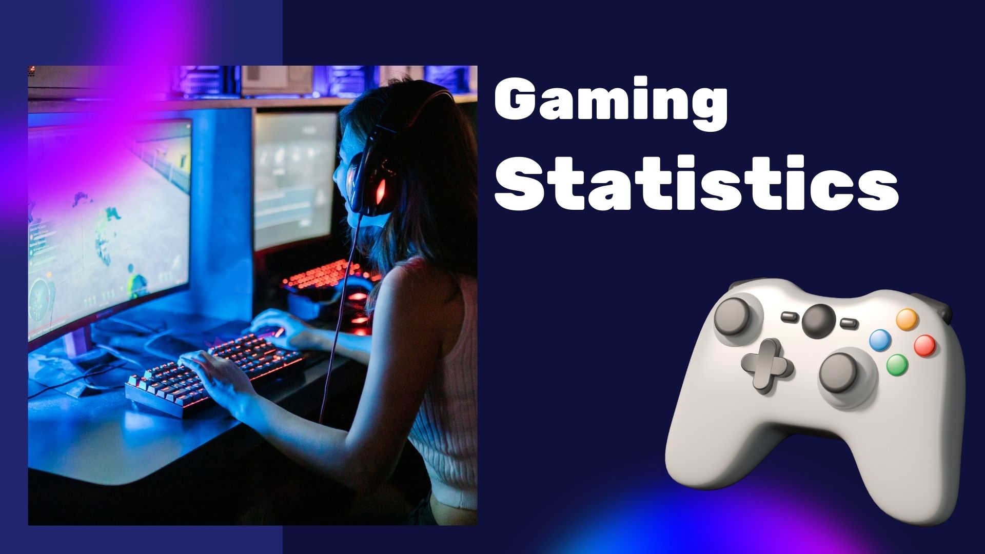 Video Gaming Statistics – By Countries, Market Growth, Region, Company, Demographics, Addiction, Type, Subscriptions