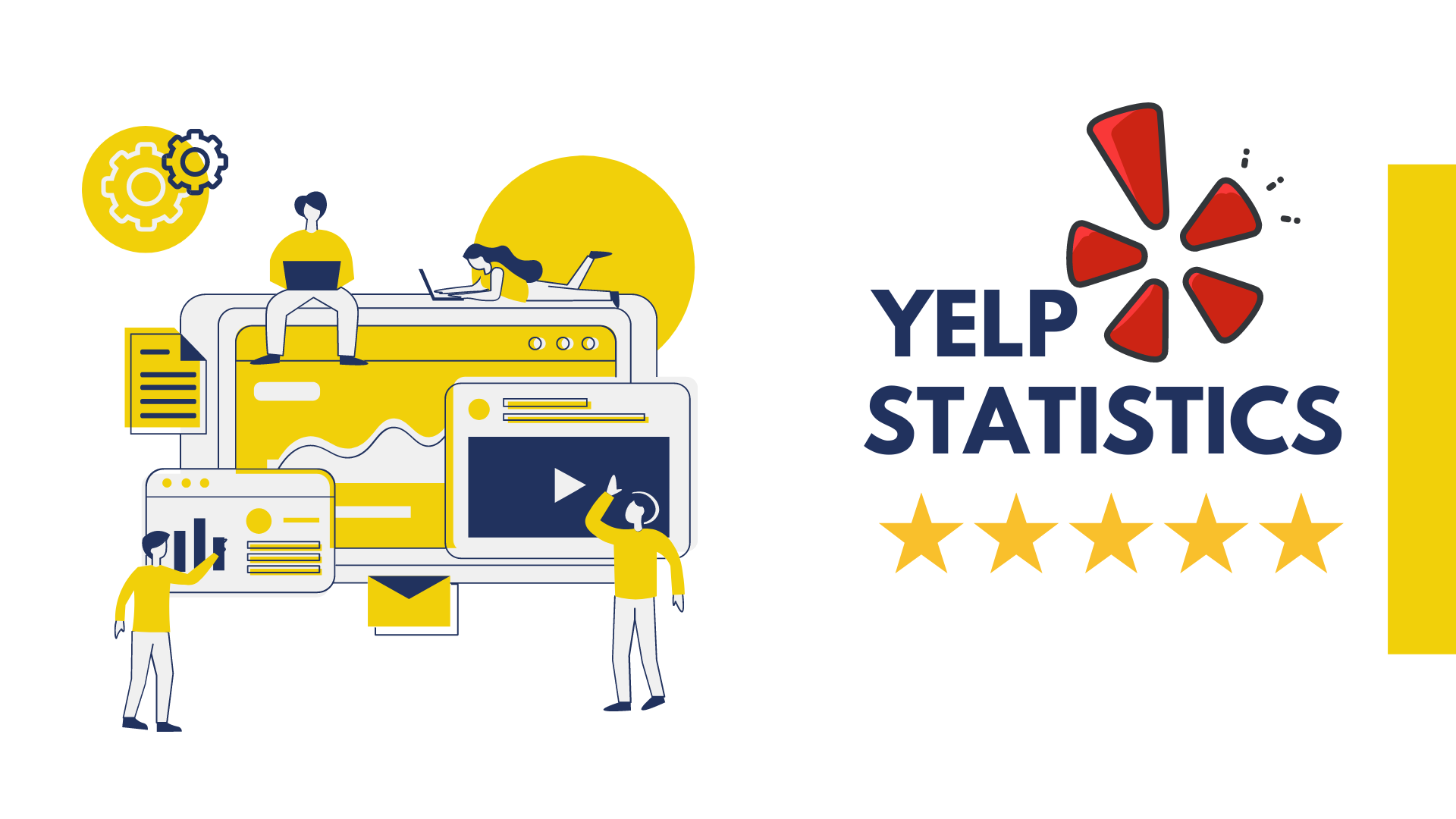 Yelp Statistics 2024 By Business Category, Star Rating Distribution, Visitors, Platform, Country and Consumers