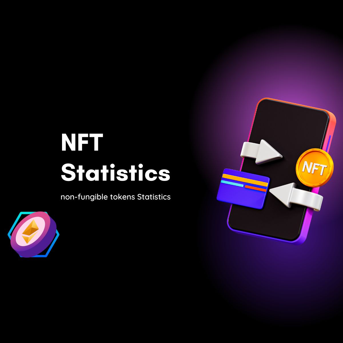 NFT Statistics 2024 By Top Marketplaces, Collectors, Country, Gender, Art Segment, Traffic Source AND Website Traffic