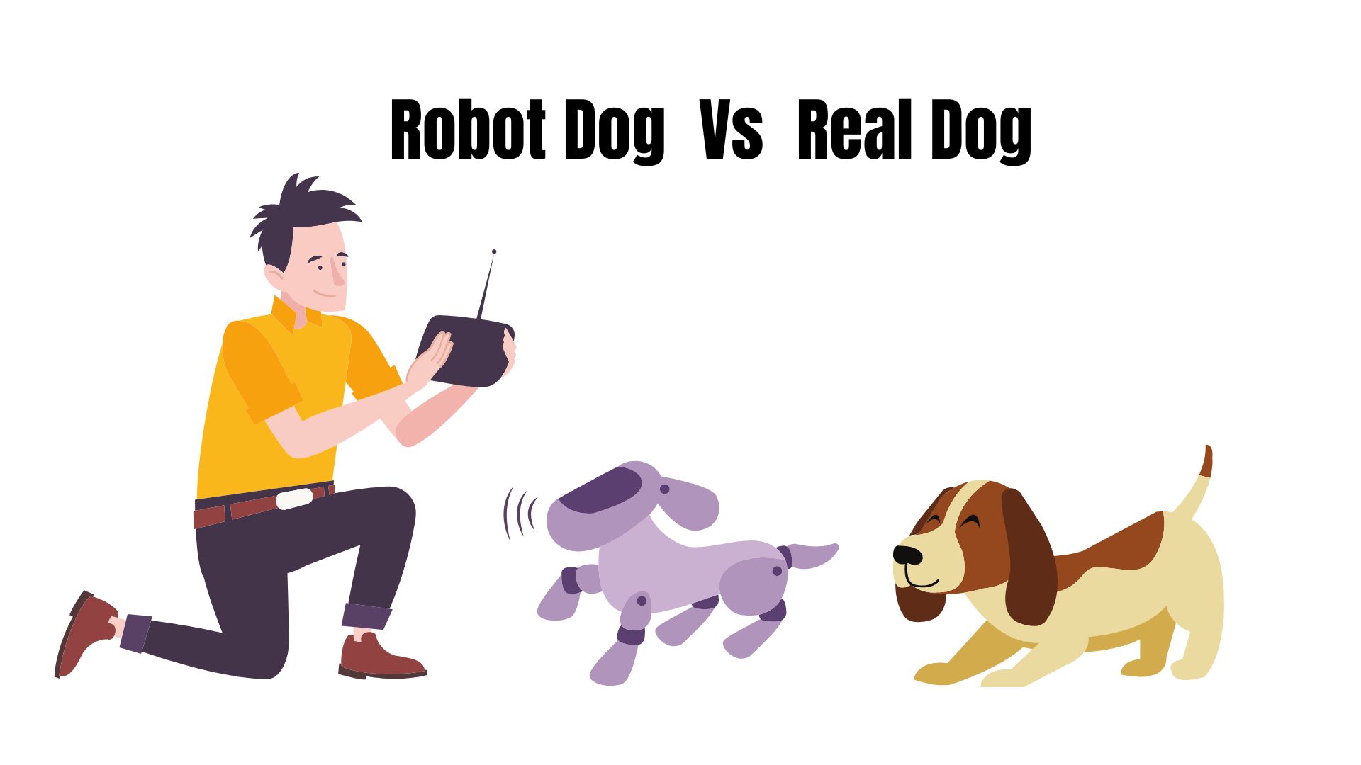 Robot Dog Vs Real Dog