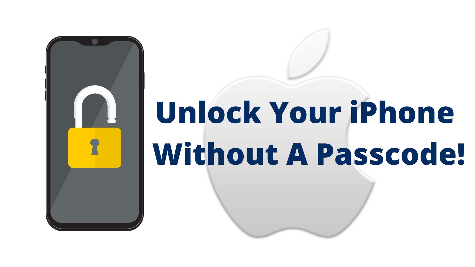 How To Unlock Your iPhone Without A Passcode!