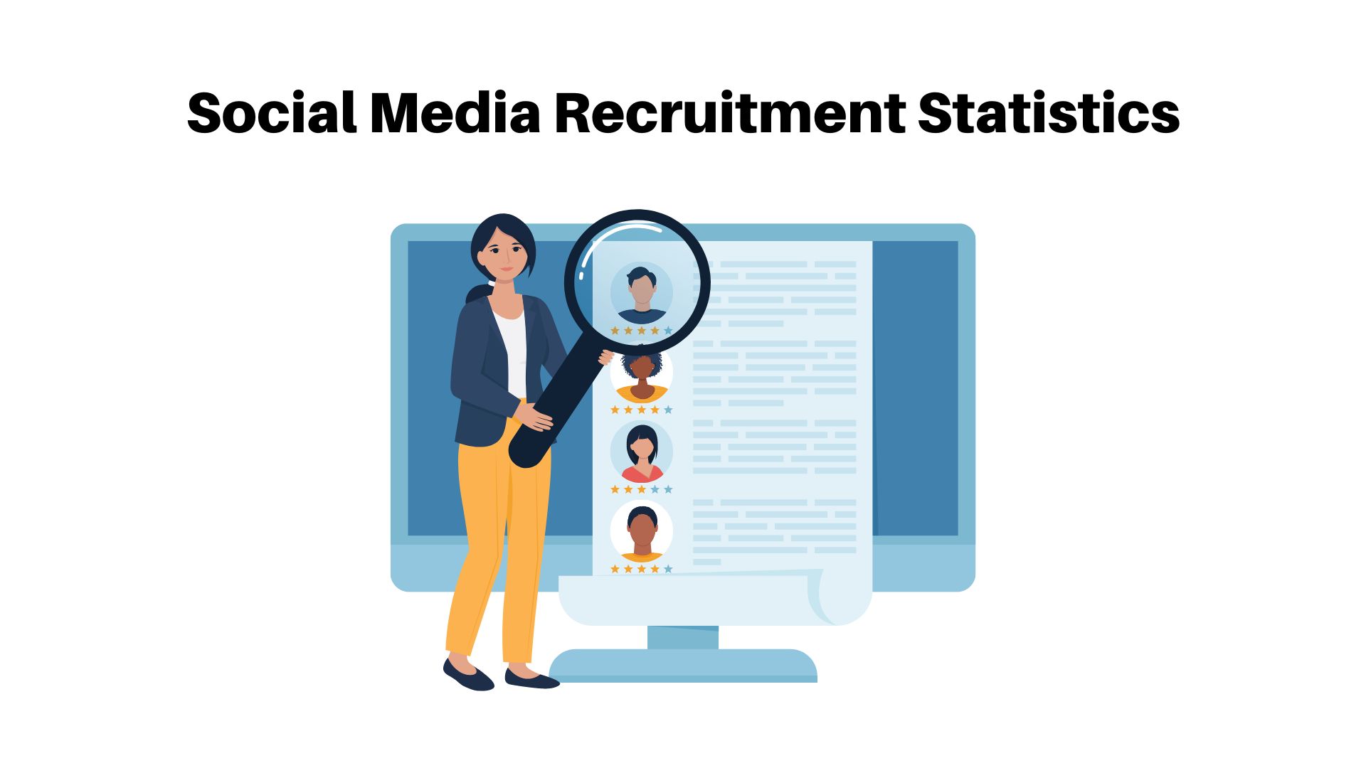 Social Media Recruitment Statistics – By Recruiters, Job seekers, Demographic, Platforms and Process