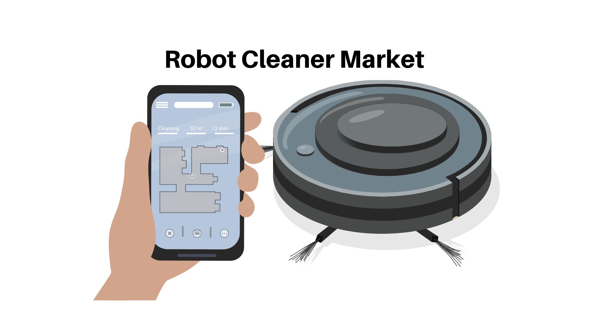 12.84% CAGR for Robot Cleaner Market to Gain USD 15.19 billion by 2033