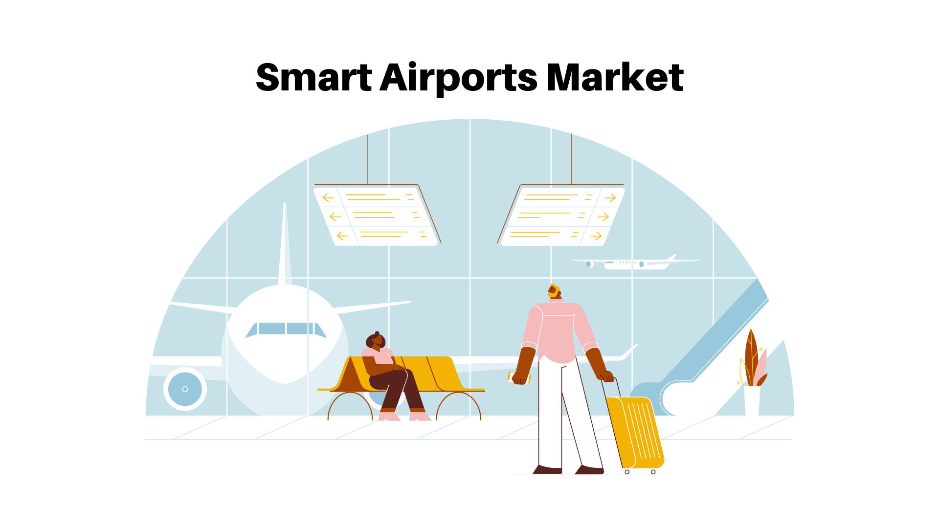 Smart Airports Market is projected to reach USD 7.7 Billion by 2033 | CAGR of 9.7%