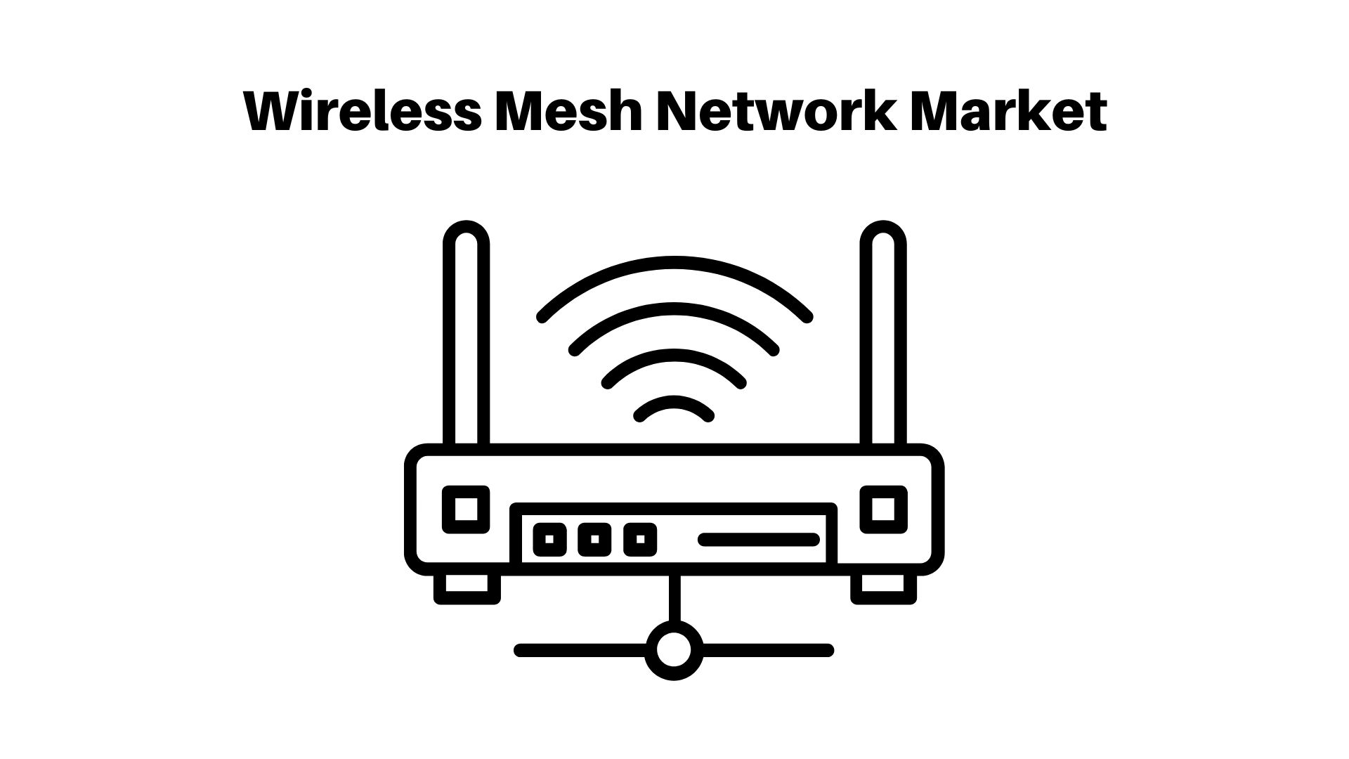 Wireless Mesh Network Market Research Report (CAGR- 13.3% ) + Competitive Analysis by 2032