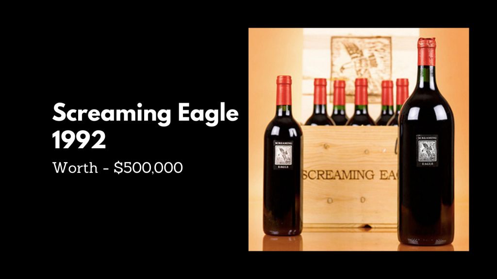 Screaming Eagle 1992 - 2nd Most Luxurious Wines