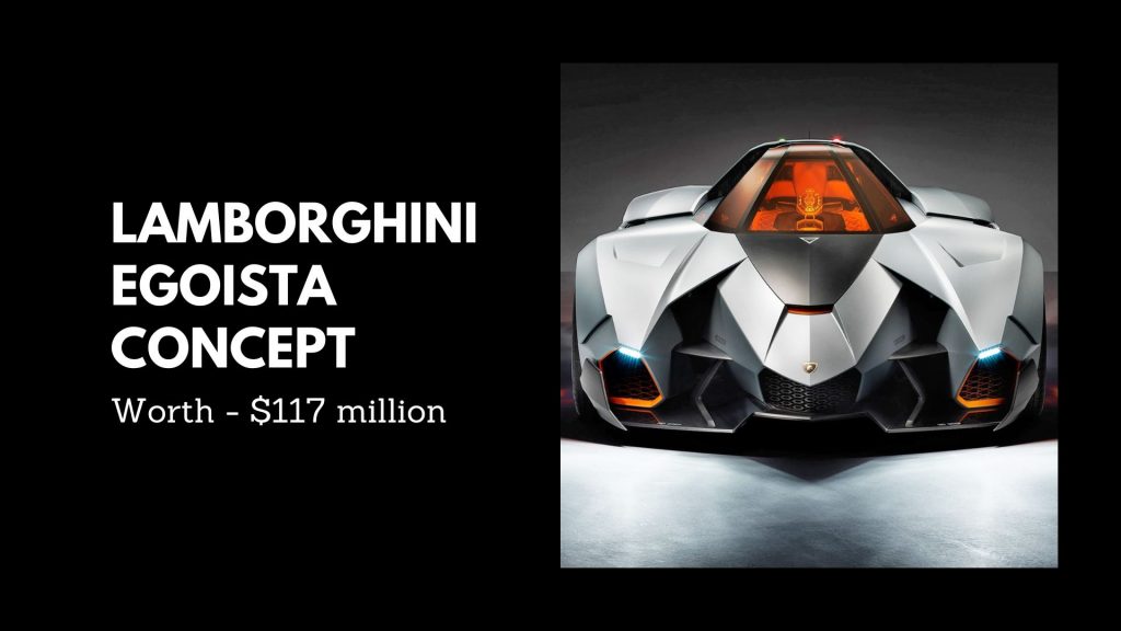 LAMBORGHINI EGOISTA CONCEPT - 1st Most Expensive in Top 10 Lamborghinis