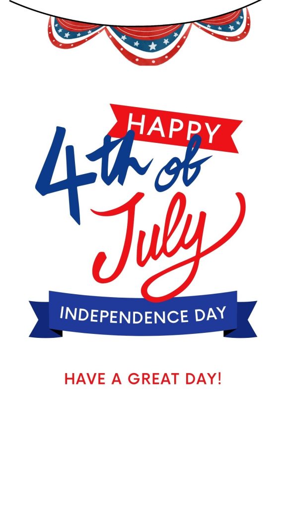 Happy 4th of July images for Instagram Story 