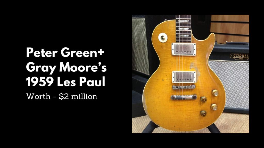 Peter Green+ Gray Moore’s 1959 Les Paul