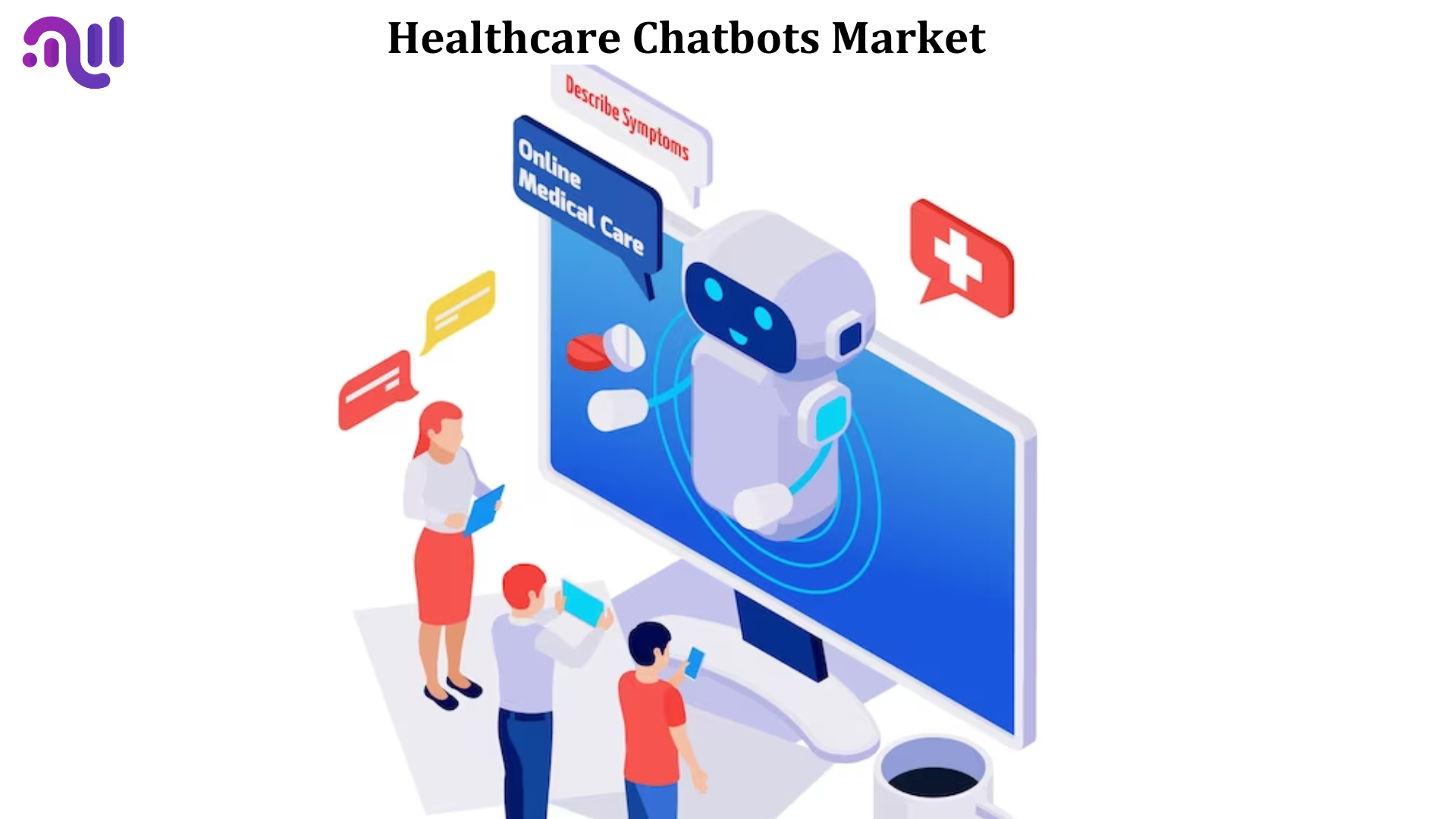 Top Trends Driving the Healthcare Chatbots Market Size Will Cross USD 1168 Million by 2032 | Global Report by Market.us