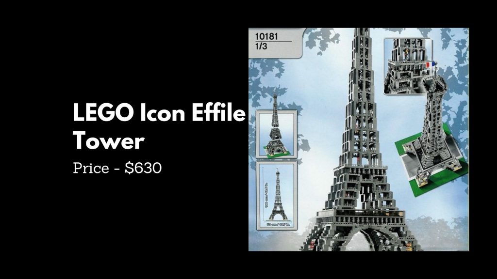 LEGO Icon Effile Tower - 8th Most Expensive Lego Sets in the World