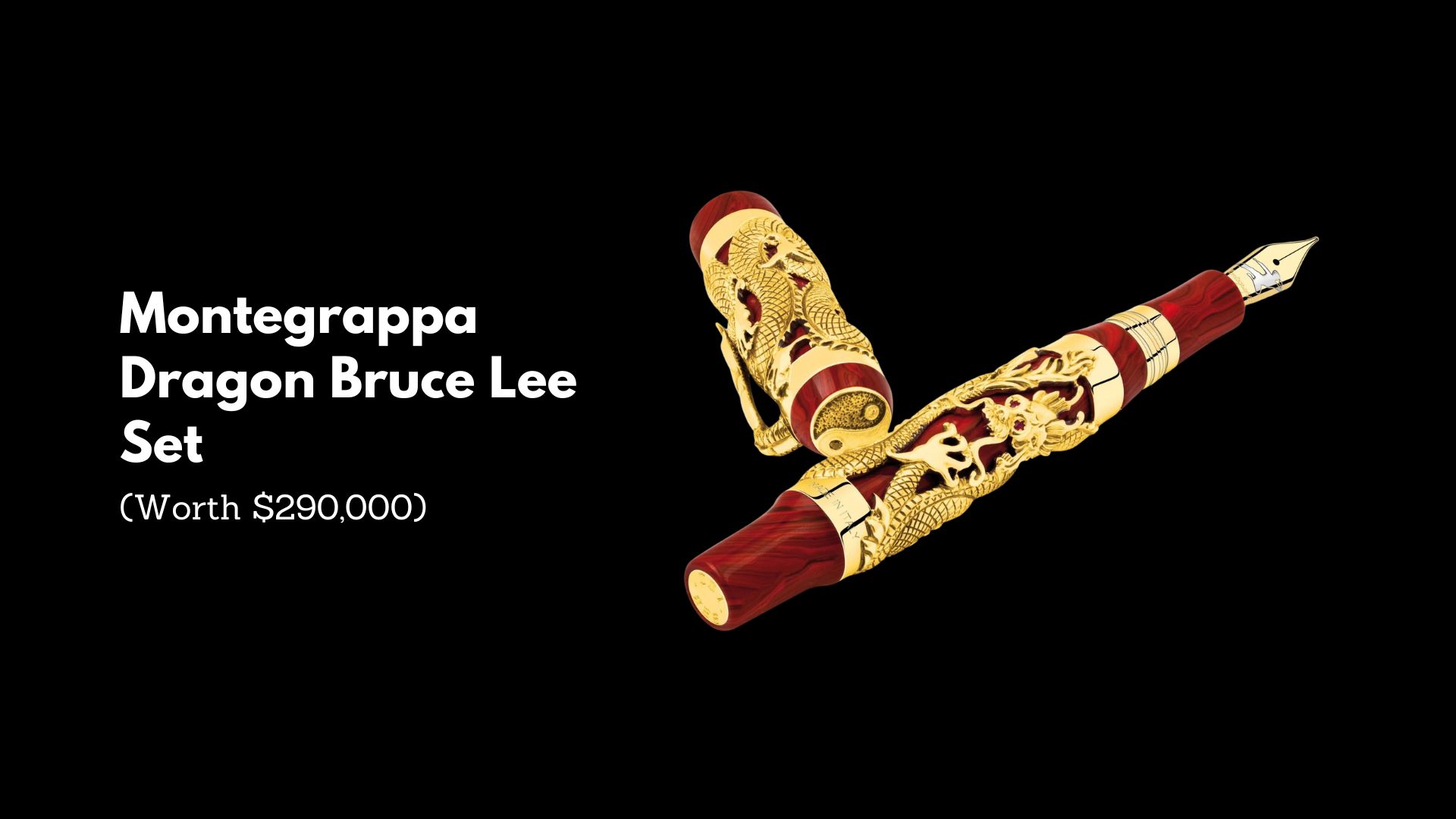 Montegrappa Dragon Bruce Lee Set - (Worth $290,000)